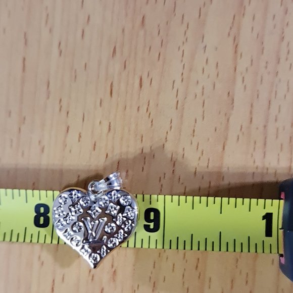 Heart shape gold pendant - Picture 6 of 13